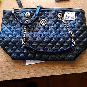 Black and gold vera New York purse